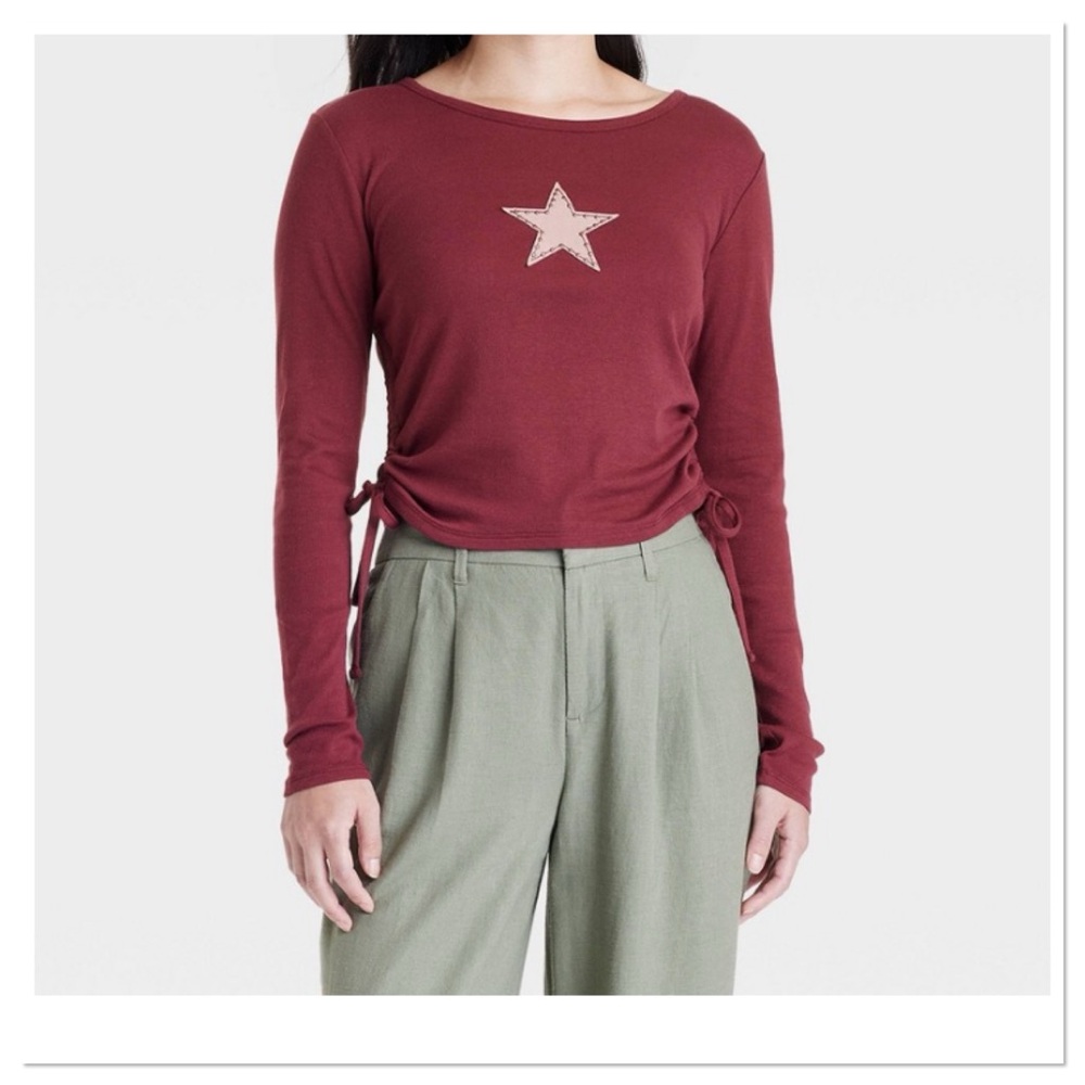 Women’s Star Long Sleeve Graphic T Shirt Grayson Threads